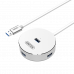 USB3.0 4口鋁合金Hub											